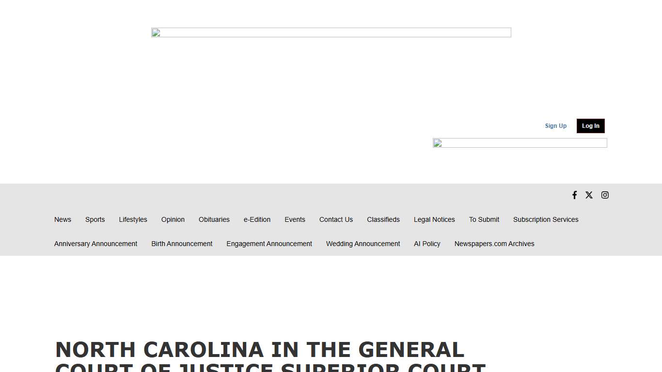 NORTH CAROLINA IN THE GENERAL COURT OF JUSTICE SUPERIOR COURT DIVISION WILKES COUNTY BEFORE THE CLERK 25E001961-960 NOTICE TO CREDITORS Legal Announcements journalpatriot.com